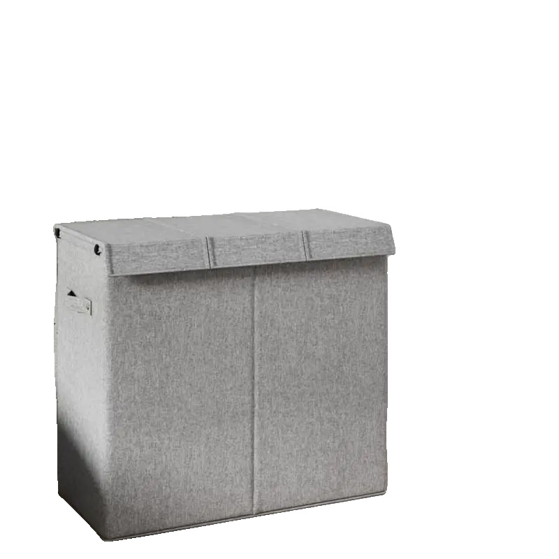 Wäschekorb, Große Kapazität, Langlebiges Design, Grau