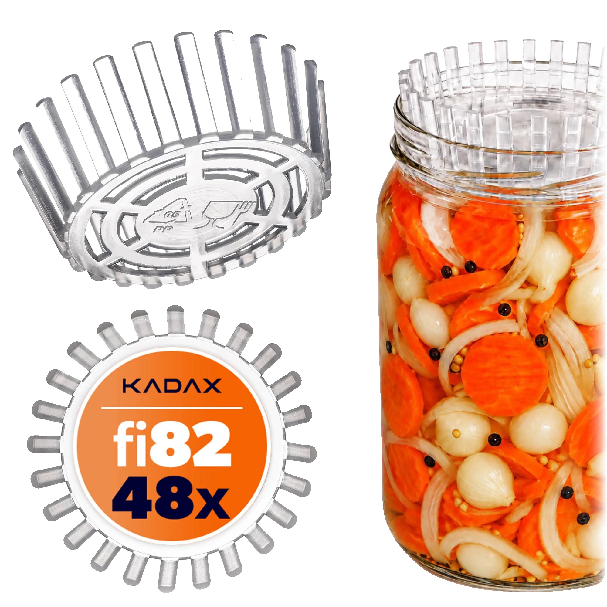 Glasdrucksortiment, Lebensmittelsicher, Einfache Handhabung, Grau