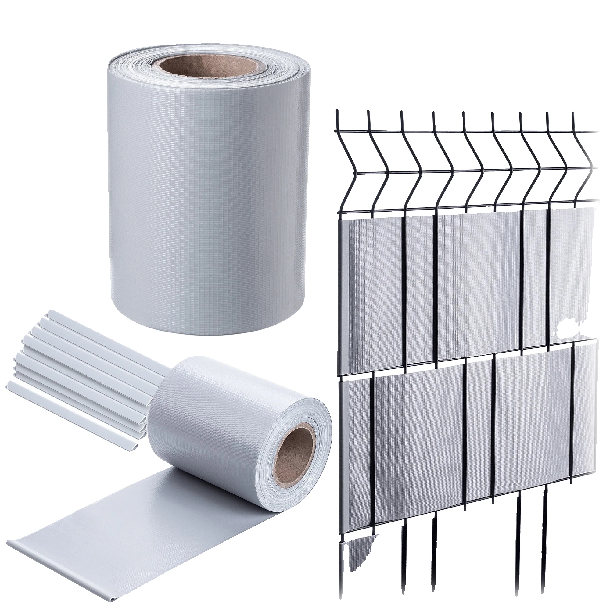 Zaunband, 19 Cm Breite, 35 M Länge, Langlebiges Pvc-material, Uv-beständig, Temperaturtoleranz -30 °c Bis +70 °c