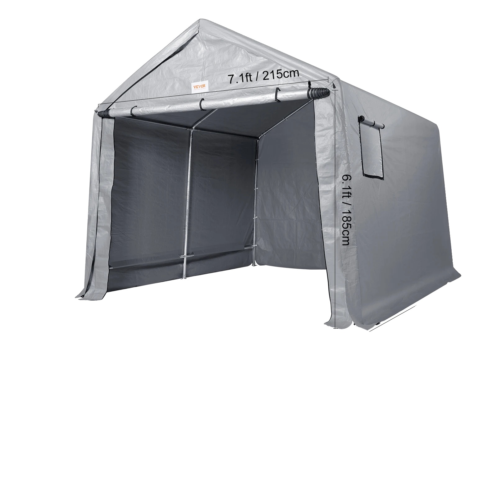 Tragbares Lagerhaus, Wasserdichtes Gewebe, Robuster Rahmen, 10ftx10ft