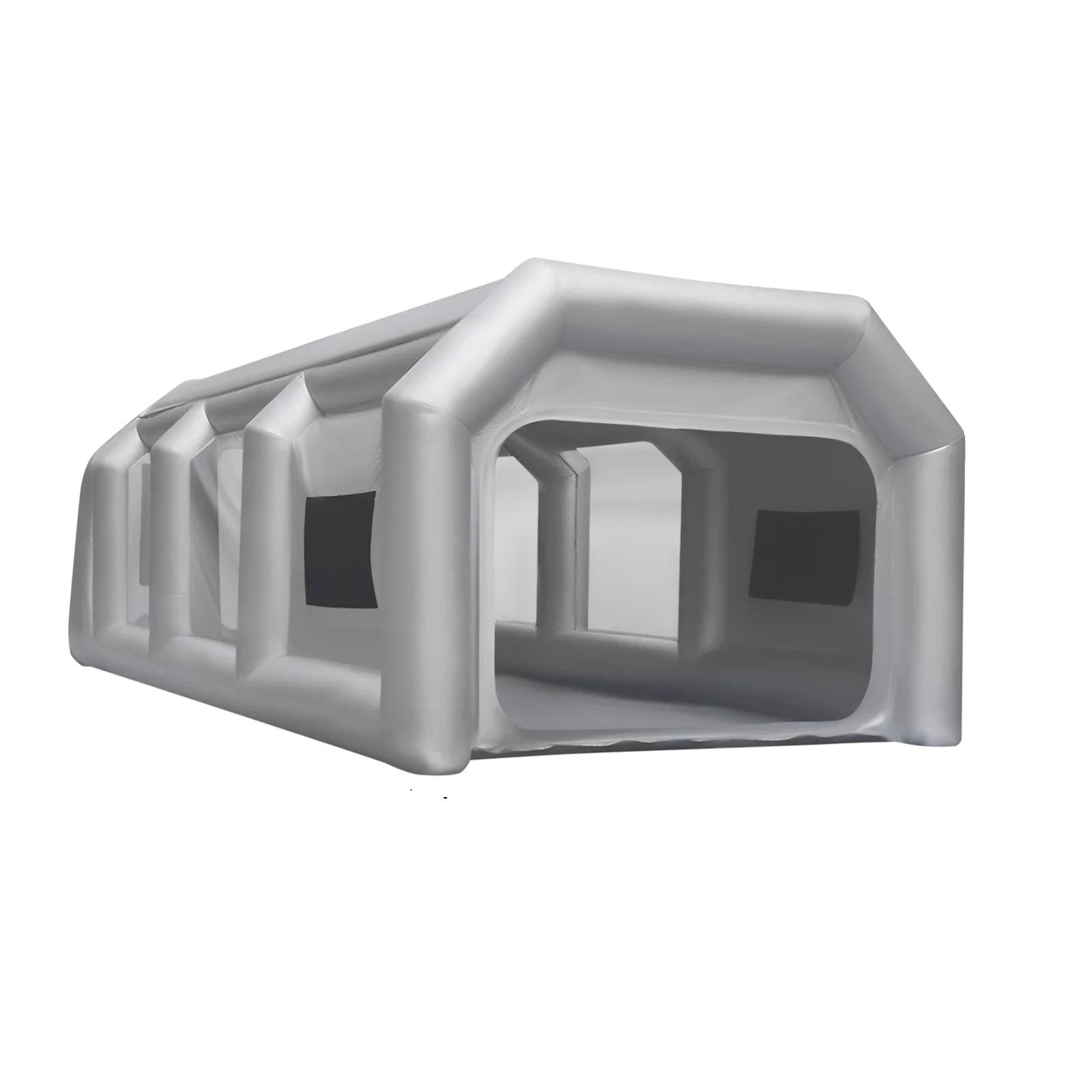 Aufblasbare Sprühkabine, Tragbares Design, Schneller Aufbau, Grau