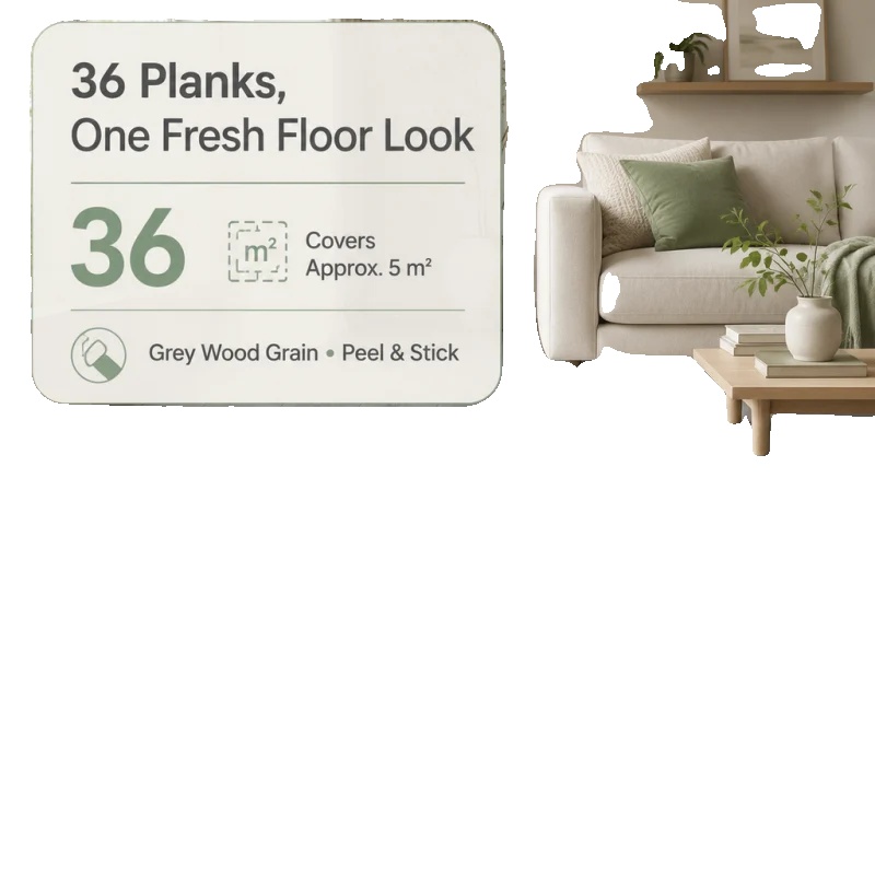 Selbstklebende Vinylplanken, Pvc-material, 91,44 X 15,2 X 0,18 Cm, 36 Paneele, Gesamtfläche 5 M², Einfaches Abziehen Und Anbringen