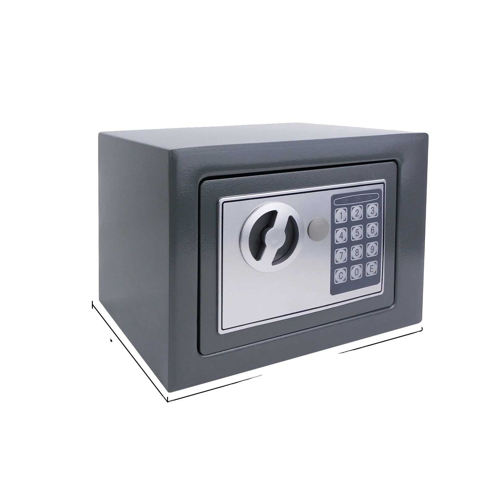 Sicher, Digitales Schloss, Feuerfestes Design, 4.6l-grau
