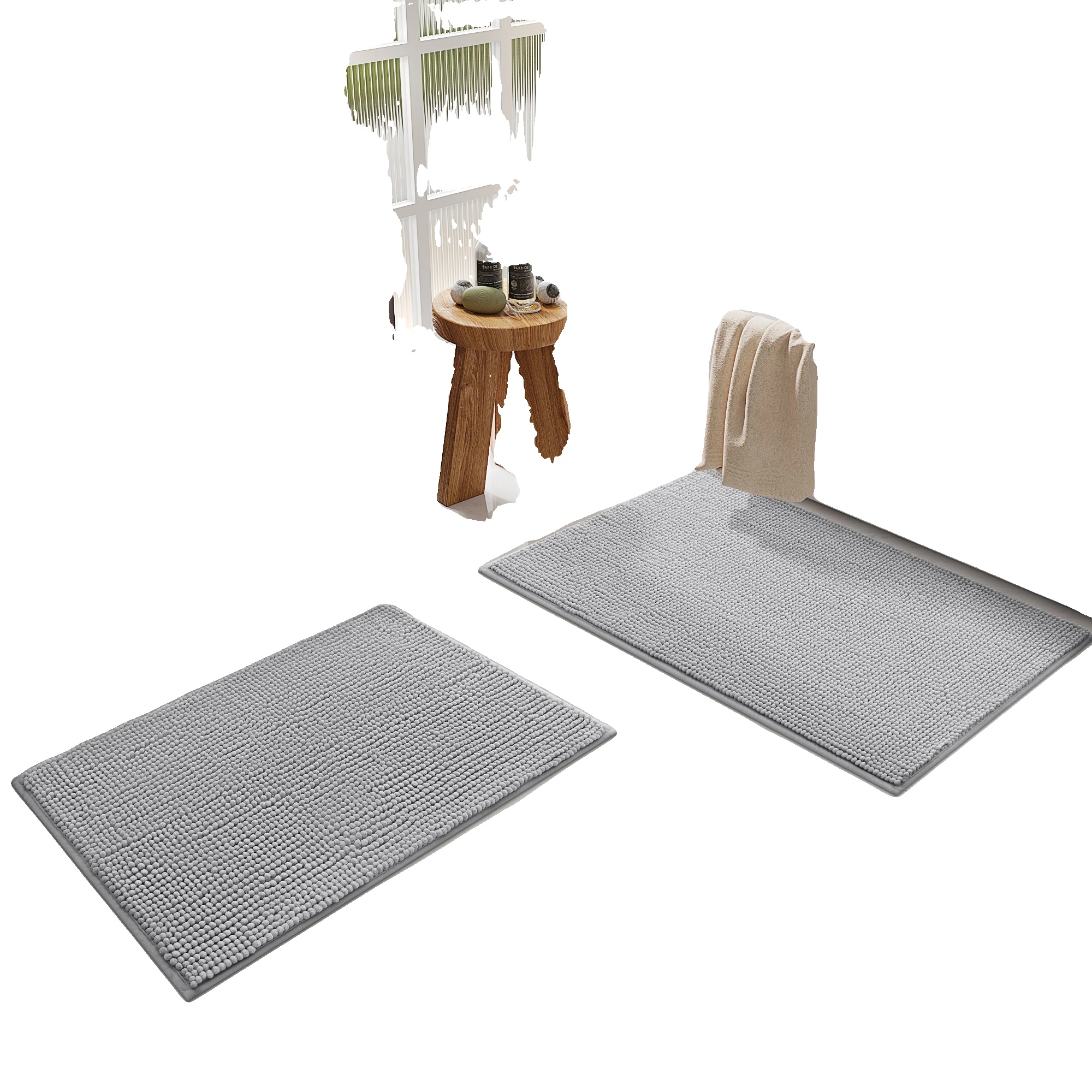 Badematte, Super Weich, Schnell Trocknend, Gary, 50x80