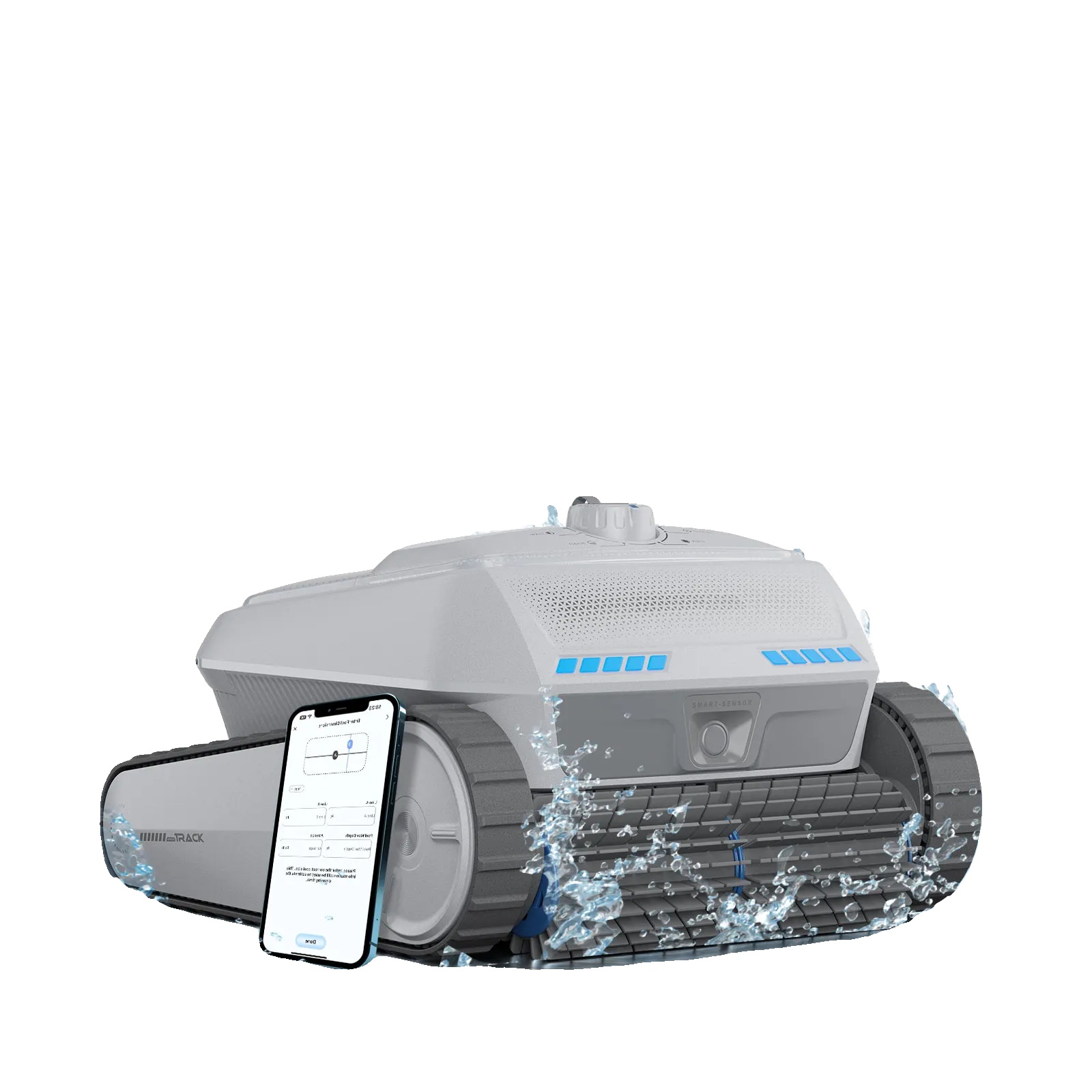 Robotischer Poolreiniger, Intelligente Navigation, Hohe Saugkraft, Pc200
