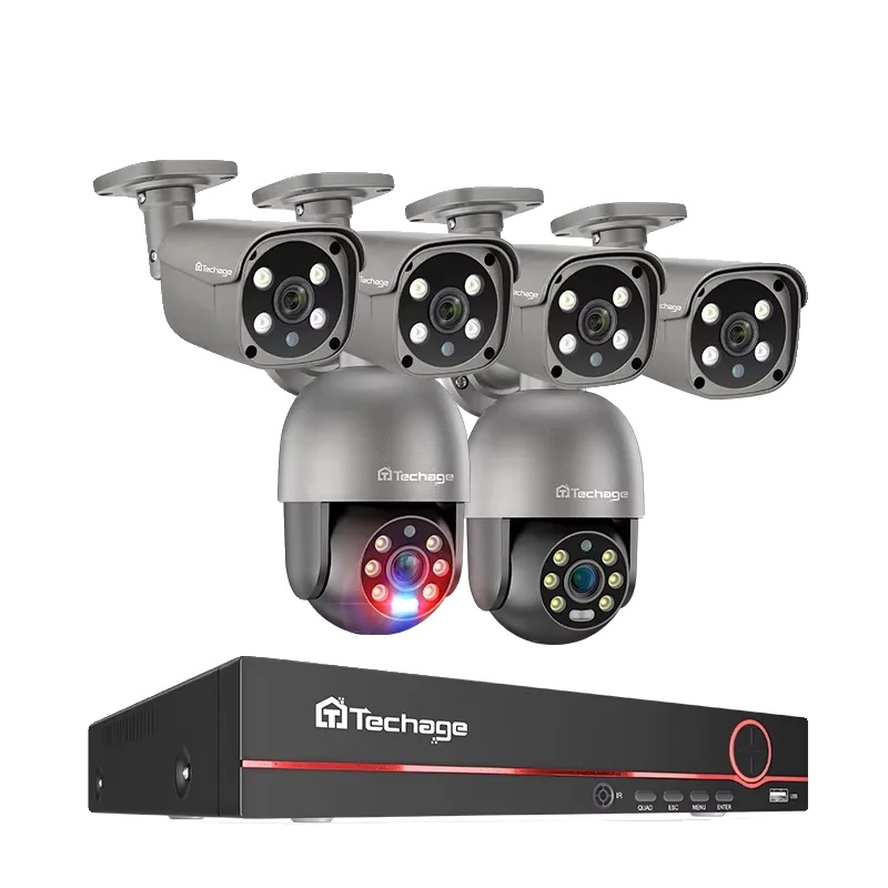 Sicherheitskamerasystem, 5mp Auflösung, Fernzugriff, 8ch Nvr 6 Kamera B, Keine-a