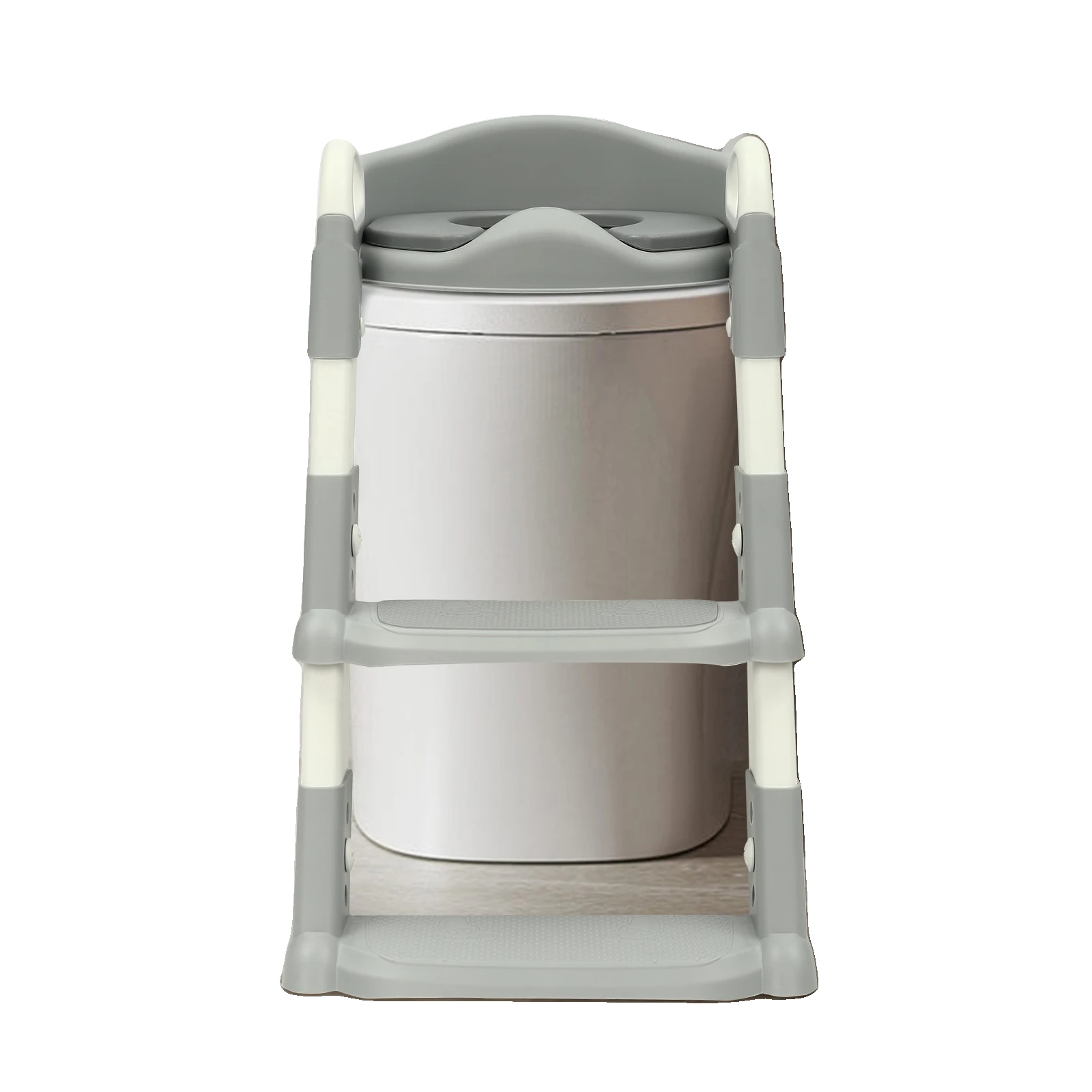 Toilettensitz Mit Treppe, Passend Für V/u/o-förmige Toiletten, Geeignet Für Kinder Im Alter Von 2-7 Jahren, Hohe Tragfähigkeit, Rutschfeste Pedale,