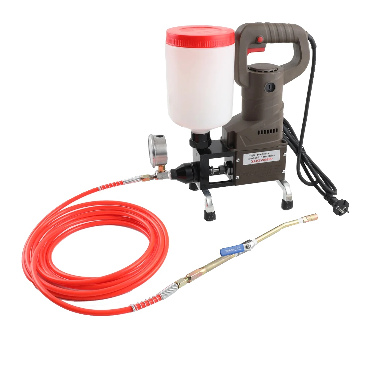 Epoxidharz-verfugungsmaschine, 1100w Motorleistung, 12000 Psi Ausgangsdruck, Geeignet Für Betonreparatur, Synthetisches Polymermaterial,