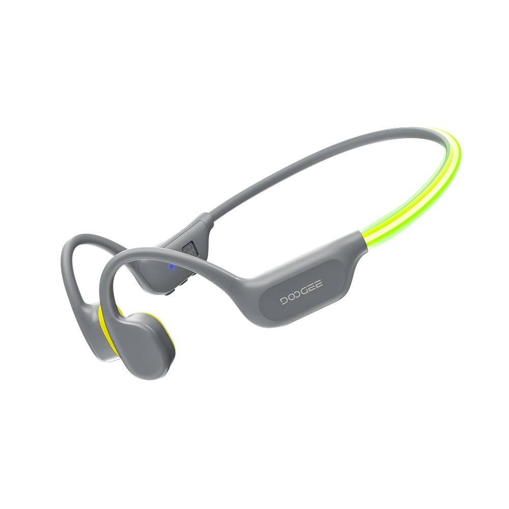 Knochenleitungs-kopfhörer, Wasserdicht, Bluetooth 6.0, Grau