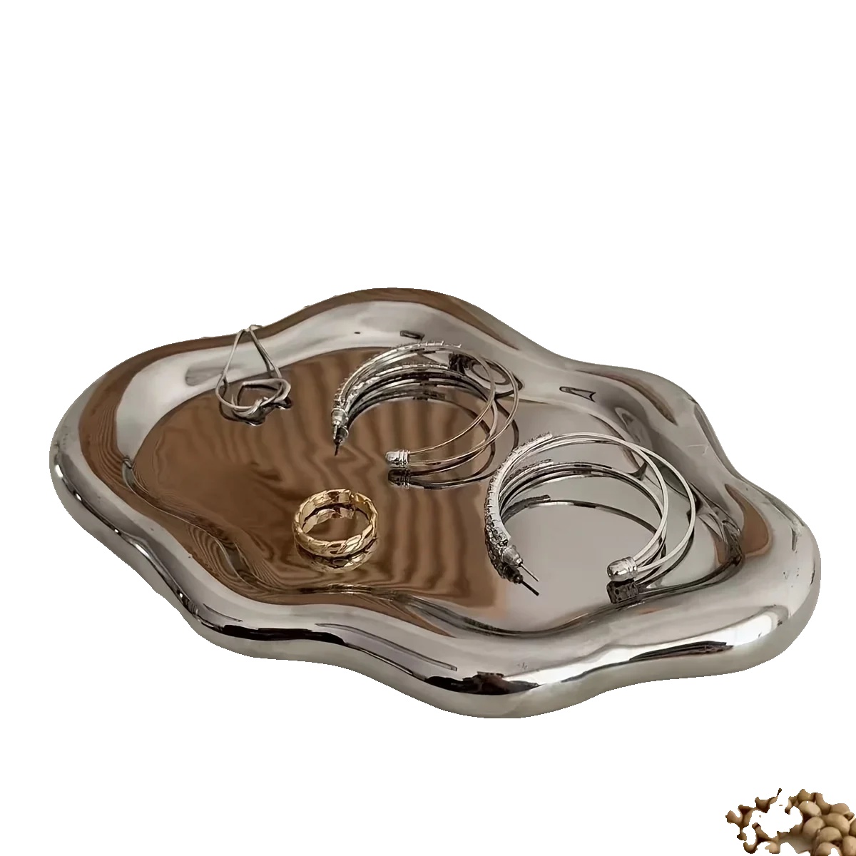 Anzeigeplatten, Schmuckaufbewahrung, Foto-requisiten, Zsp-silber-1pcs