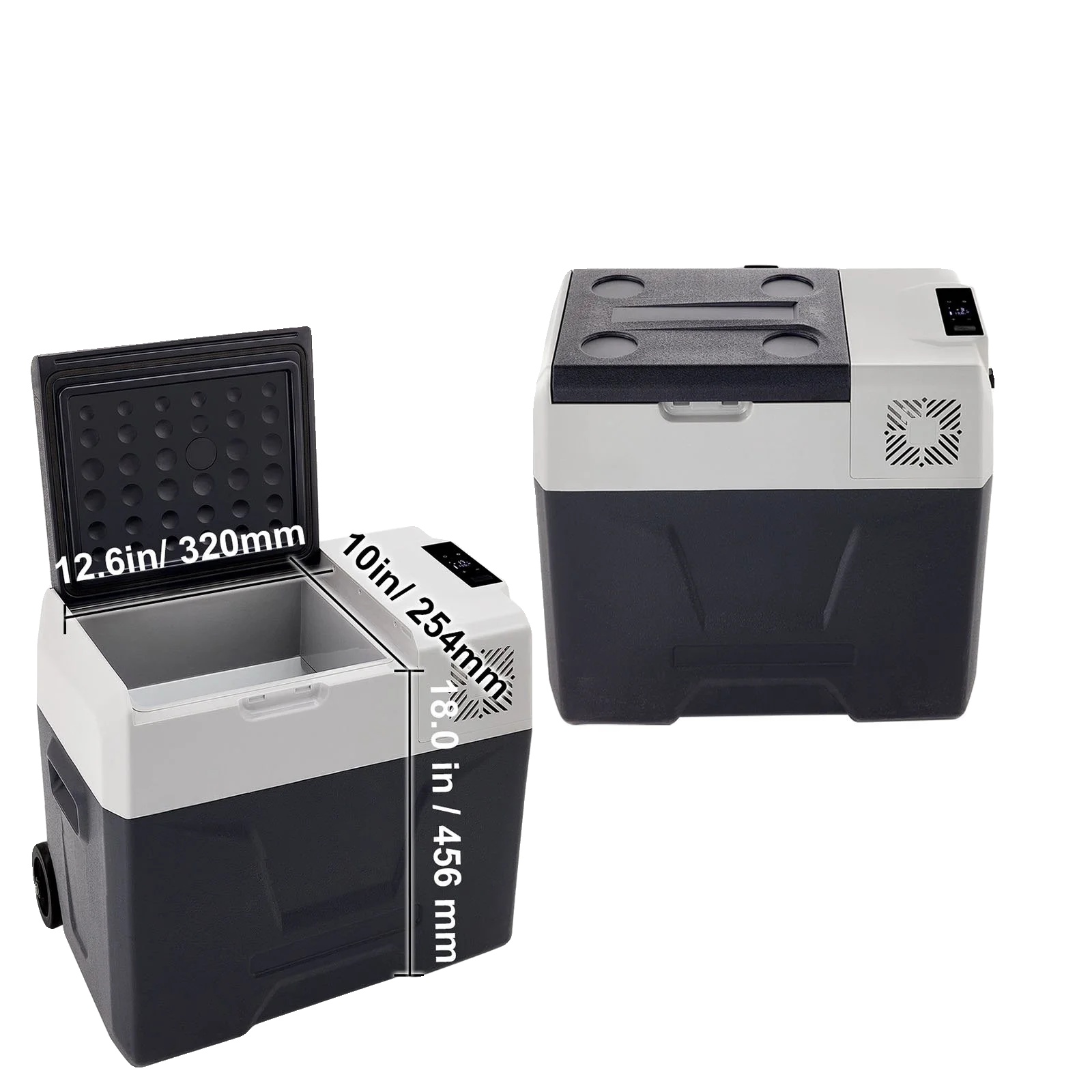 Tragbarer Kühlschrank, Dual-power-nutzung, Effizienter Kühlbereich, 50l