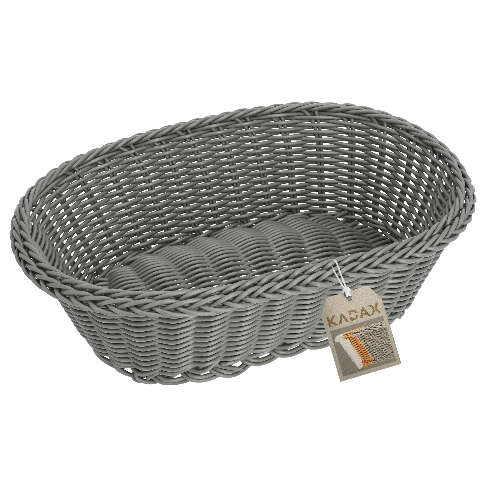 Korb, Kunststoffmaterial, 30 Cm X 20 Cm X 10 Cm, Geeignet Für Brot Und Früchte, Ovale Form, Handwäsche Empfohlen