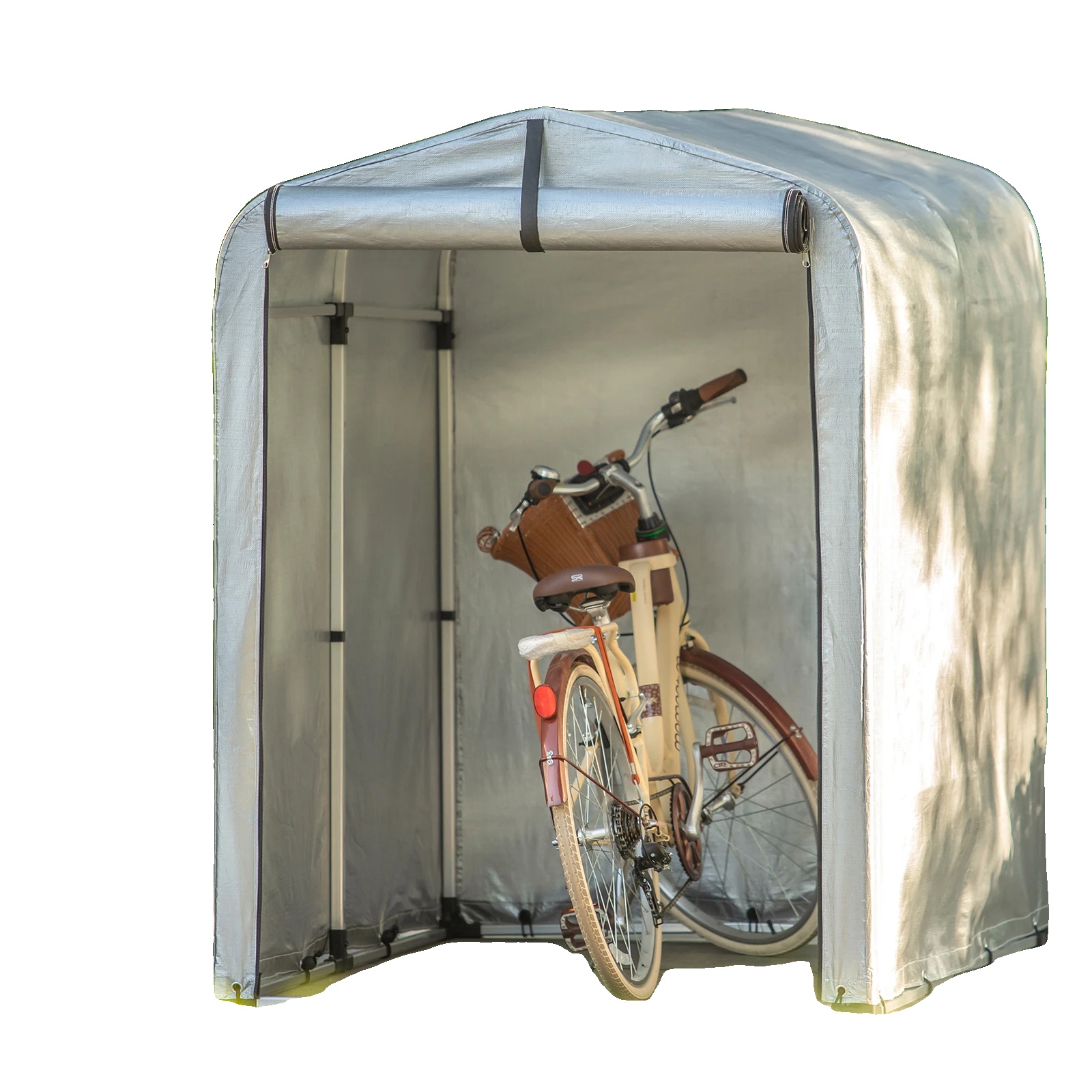 Fahrradgarage, Wetterfest, Geräumiges Design, 120x163x176cm