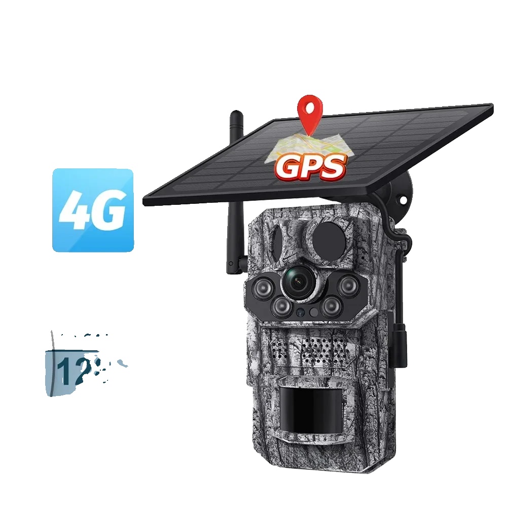 Wildlife-kamera, 4g-konnektivität, Solarbetriebene Nachtsicht, 4g Kamera Hinzufügen 128g