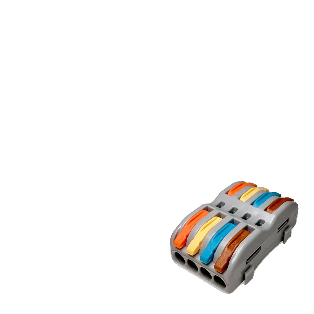 Drahtverbinder, Push-in Crimpanschlussblock, Vielseitige Kompatibilität, P424c, 10stk-a