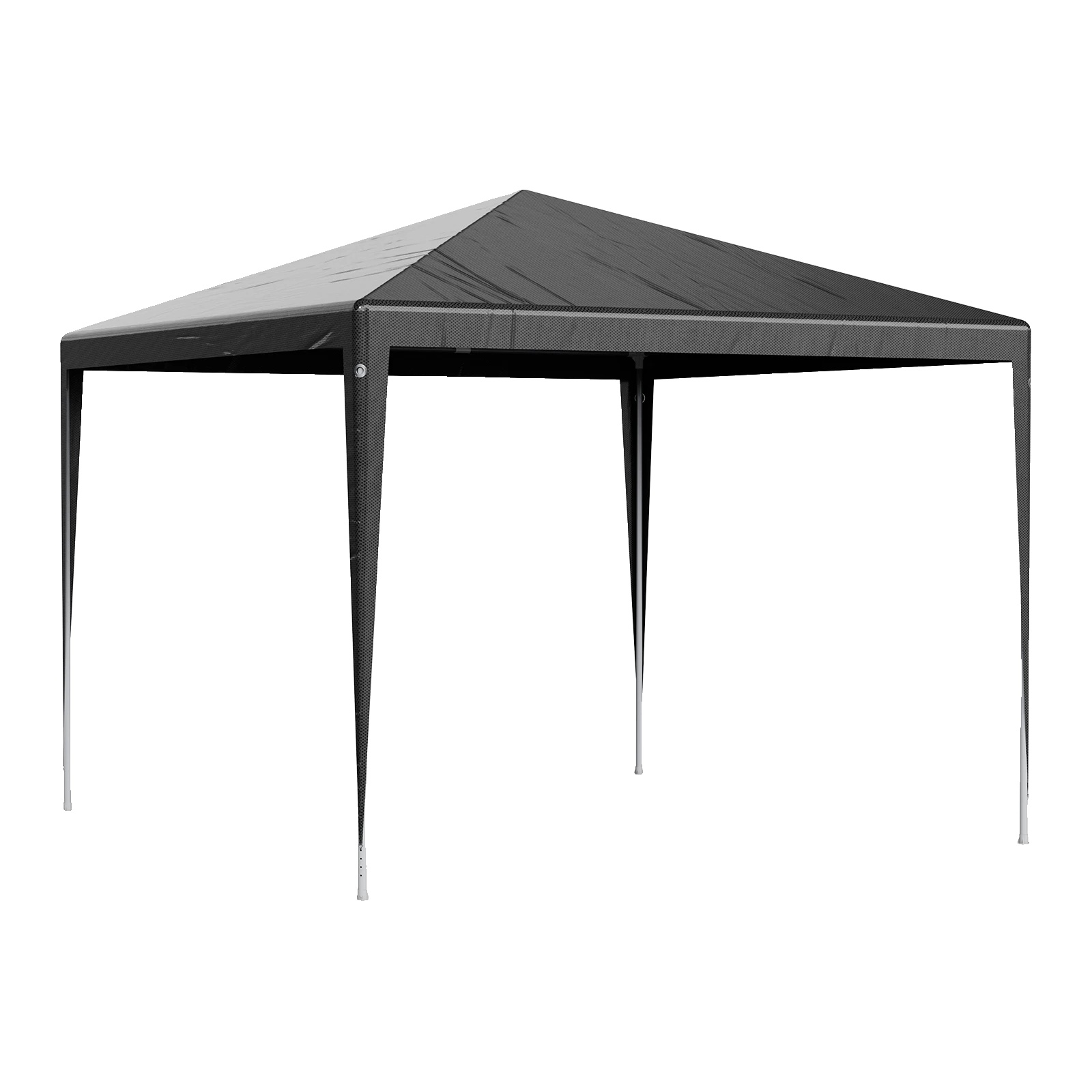 Pavillonüberdachung, Wasserdicht, Uv-schutz, Grau 3x3m