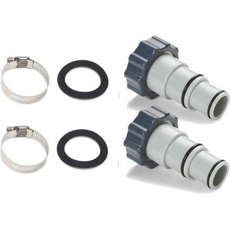 2-teiliger Adapter Für Flexible Schlauch, Intex-schlauchadapter, Adapter Für Pumpenschläuche, Schlauchanschlüsse Für Pool 32 Und 38 Mm