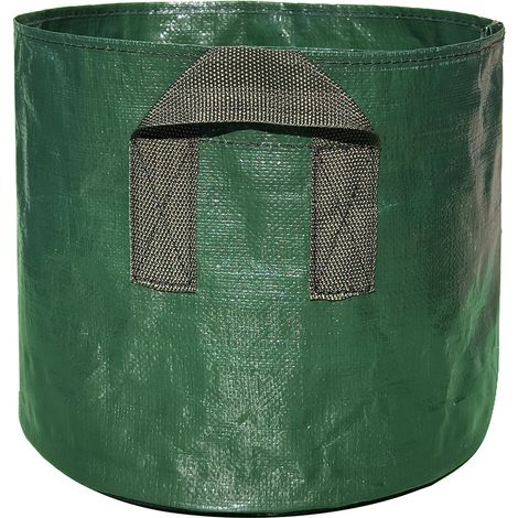3-teiliges Set: 5-gallonen (ca. 19 Liter) Pe-pflanzsäcke – Wiederverwendbar, Extra Dick Und Strapazierfähig, Faltbare Gartensäcke (geeignet Für Laubpflanzen Und Bäume)