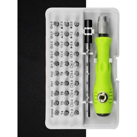 32-in-1 Multifunktions-schraubendreher-set, Inklusive 1 Tragbarem Magnetischen Phillips-präzisionsschraubendreher Für Haushaltsreparaturen.