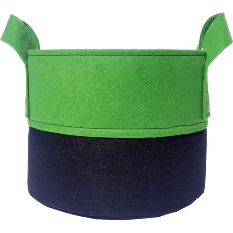 5-gallonen (19 Liter) Pflanzsäcke: 3er-pack — Dicke, Strapazierfähige, Farbenfrohe Kartoffelpflanzsäcke (mit Griffen) — Gartensäcke/blumentöpfe Aus Vliesfilz