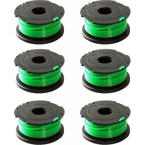 6er-pack Grüne Trimmerfadenspulen Für Black & Decker Gl7033, Gl8033, Gl9035, A6482..debuns