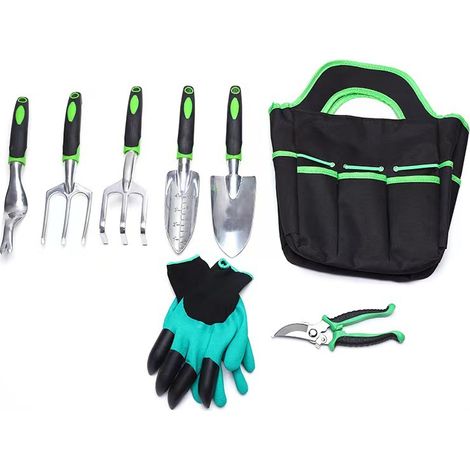 8-teiliges Gartengeräte-set – Gartengeräte-set (gartenschere, Pflanzkelle, Kleiner Rechen), Werkzeuge Geeignet Für Sukkulenten, Inklusive Aufbewahrungstasche.