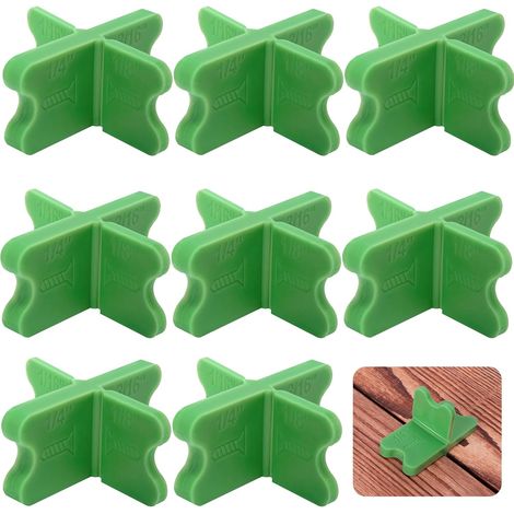 Abs-gleiter, 4 Gleiter Erhältlich (1/16", 1/8", 3/16", 1/4"), Grüne Gleiter Für Druckimprägnierte Wpc-terrassendielen