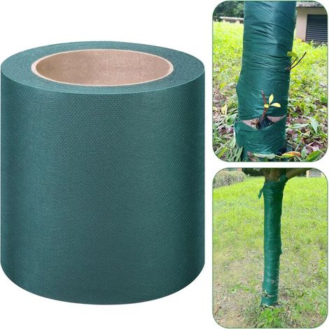 Dicke, Einlagige Baumschutzfolie – Schützt Bäume Vor Starker Kälte Und Speichert Feuchtigkeit – 1 Rolle, 20 Cm X 15 M, Grün
