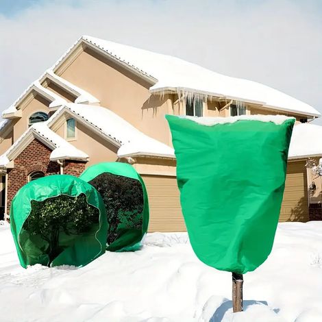 Frostbeständige Pflanzenschutzhüllen – 2er-set (100 Cm X 140 Cm) – Winterschutz Für Pflanzen, Frostbeständige Abdeckungen, Thermodecken, Schutzhüllen Für Sträucher Im Freien