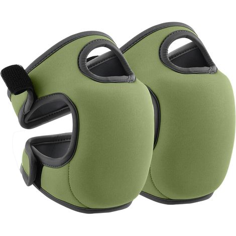Gartenknieschoner Für Damen, Weiche Neopren-bauknieschoner Für Herren, Arbeitsknieschoner Für Damen, Knieschoner Für Herren, Dachträger (grün)