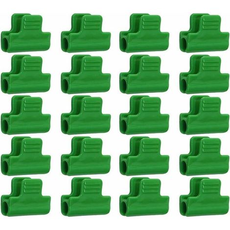 Gewächshausbefestigungen, 20er-packung Clips Für Gewächshausfolie, Laminierter Kunststoff, Clips Für Überdachungen, Rahmen Und Vliesabdeckungen, 11 Mm Durchmesser, Von Debuns