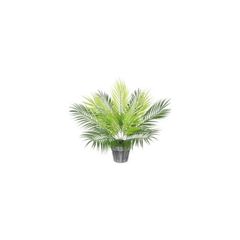 Große Künstliche Topfpflanze (51 Cm) – Dekorative Künstliche Palme, Grüne Zimmerpflanze, Kein Gießen Erforderlich