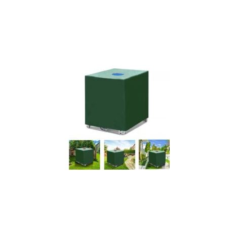 Ibc-containerabdeckung, Sonnenschutzplane, Uv-schutz, 1000 L Regenschutzfolie, Grün