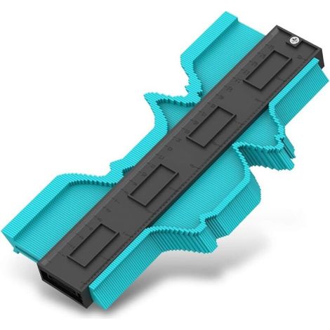 Konturlineal – 25 Cm, Perfekte Passform Und Einfaches Zuschneiden, Holzbearbeitung, Karosseriebau, Rohrverlegung – 1 Stück, Grün