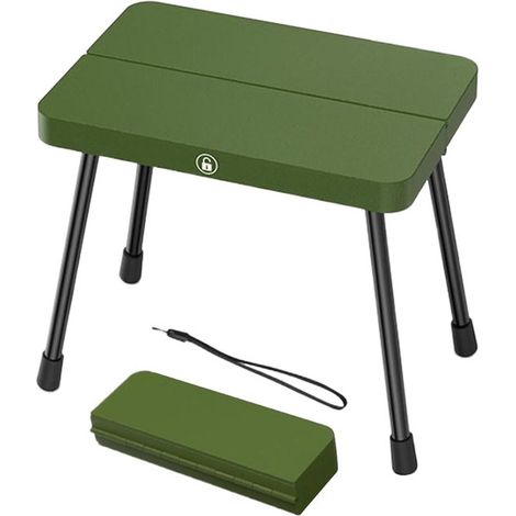 Leichter Klappstuhl – Tragbarer Outdoor-stuhl – Kleiner Klappstuhl Aus Aluminiumlegierung – Grün – Geeignet Für Strand, Gartenarbeit, Picknicks, Sportveranstaltungen Und Spaziergänge