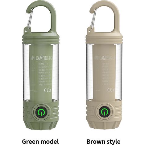 Multifunktionale Campinglampe, Leistungsstarke Tragbare Taschenlampe, Wiederaufladbare Retro-stimmungsleuchte, Notleuchte, Wanderlampe, Unverzichtbares Zubehör Zum Angeln Und Campen