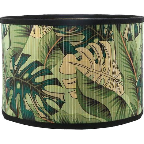 Ovaler Lampenschirm In Form Eines Grünen Blattes - 30 Cm X 20 Cm - Für Tischlampen, Stehlampen Und Kronleuchter (grünes Blatt)