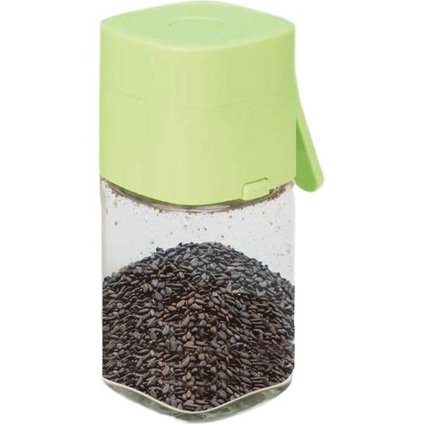 Salzstreuer Aus Glas, Gewürzflasche Für Die Küche, Präziser Dosierer, Ideal Für Salz, Pfeffer, Grill- Und Bratgewürze, 1 Stück, Leicht Zu Befüllen Und Zu Reinigen, Elegant