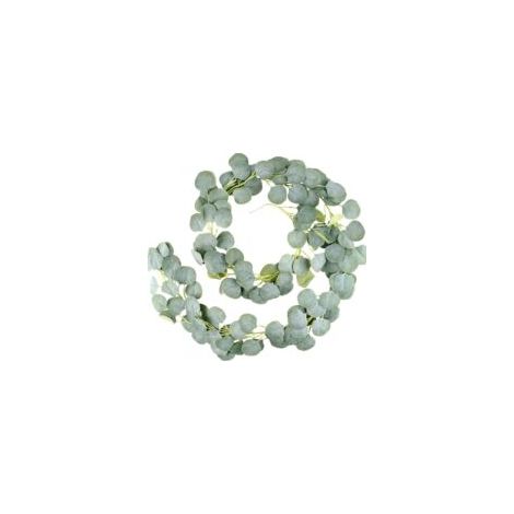 Set Mit 2 Künstlichen Eukalyptusgirlanden (1,9 M) – Grüne Hochzeitsgirlande – Wanddekoration – Blumendekoration