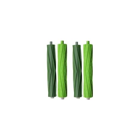 Set Mit 4 Grünen Gummi-/walzenbürsten Für Irobot Roomba E/i/j-serie