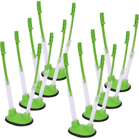 Set Mit 8 Clips Für Aufbewahrungsbeutel – Für Gefrierbeutel, Gefrierbeutel, Zip-beutel, Speisepläne Und Vorratsbeutelhalter – Grün