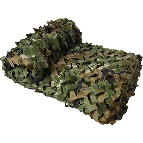 Sonnenschutz-tarnnetz – Ideal Zur Dekoration Von Feldern, Markisen, Autos Usw. – 1 Stück, Dschungel-tarnmuster / 2 X 2 Meter