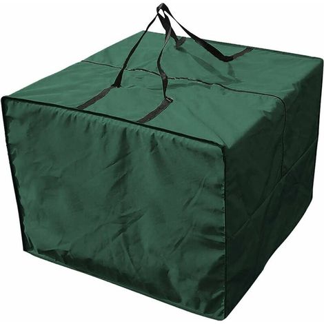 Sonderangebot – Aufbewahrungstasche Für Wohnzimmerkissen, Gartenkissenbezug, Wasserdichte Aufbewahrungstasche Aus 210d Oxford-gewebe, 81 X 81 X 61 Cm, Grün, Von Debuns