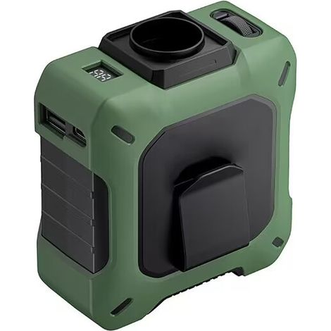Tragbarer Und Schneller Nackenventilator – Tragbarer Turboventilator Mit Wiederaufladbarem Akku Und Handy-ladefunktion Für Outdoor-aktivitäten