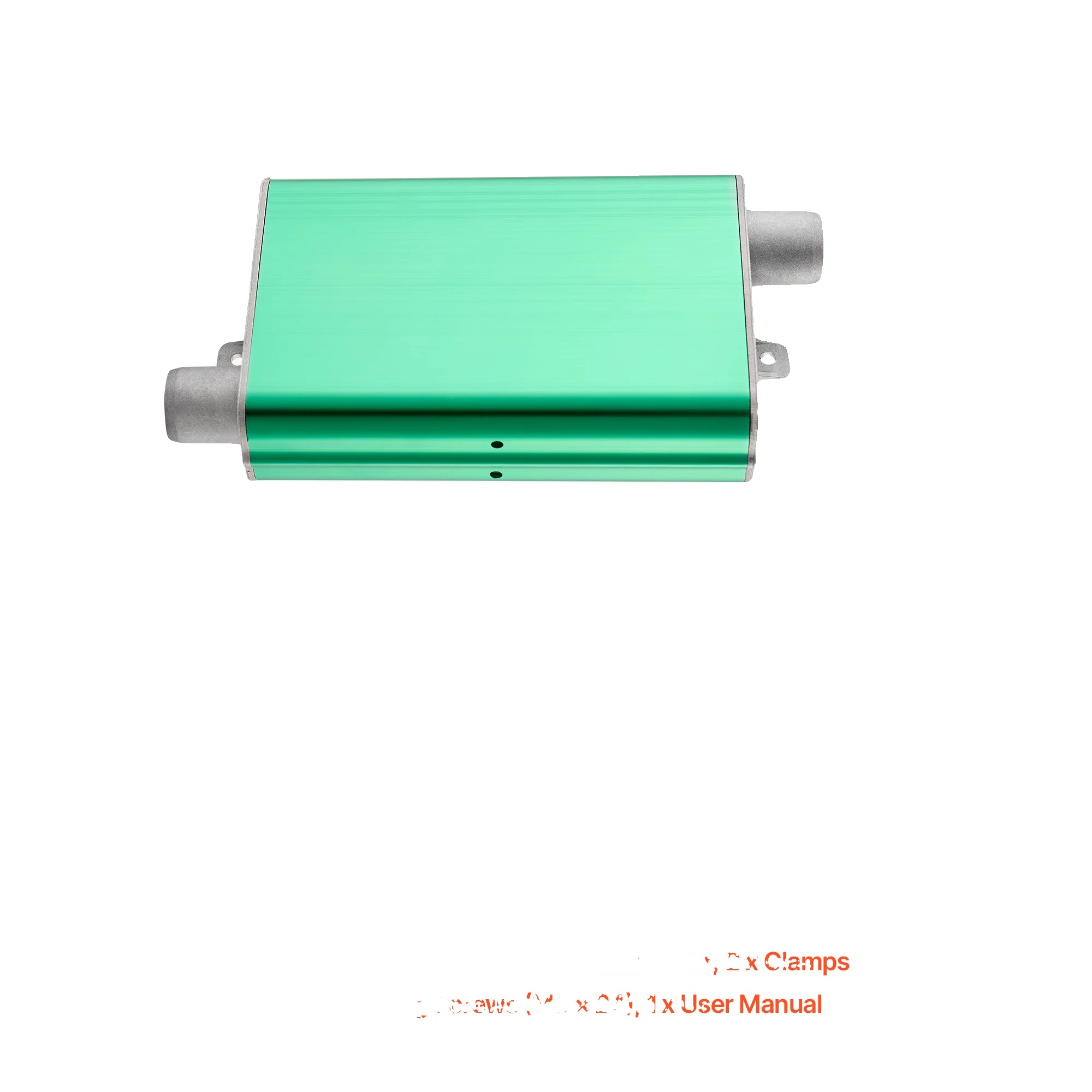 Auspuffschlauch, Edelstahl, Flexibles Design, 7.87in
