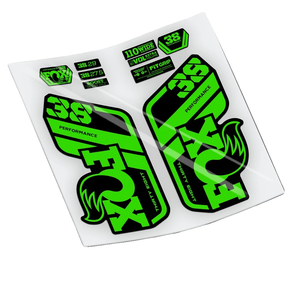Aufkleber, Hohe Haltbarkeit, Anpassbare Designs, Grün Fluor