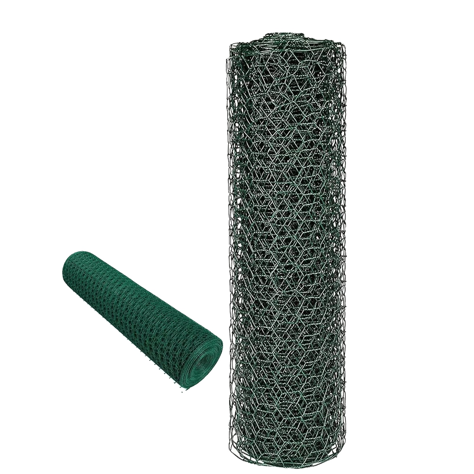 Sechseckiger Maschendrahtzaun, 25 M Länge, 1 M Höhe, 25 Mm Maschenweite, 0,7 Mm Drahtdurchmesser, Pvc-beschichtet