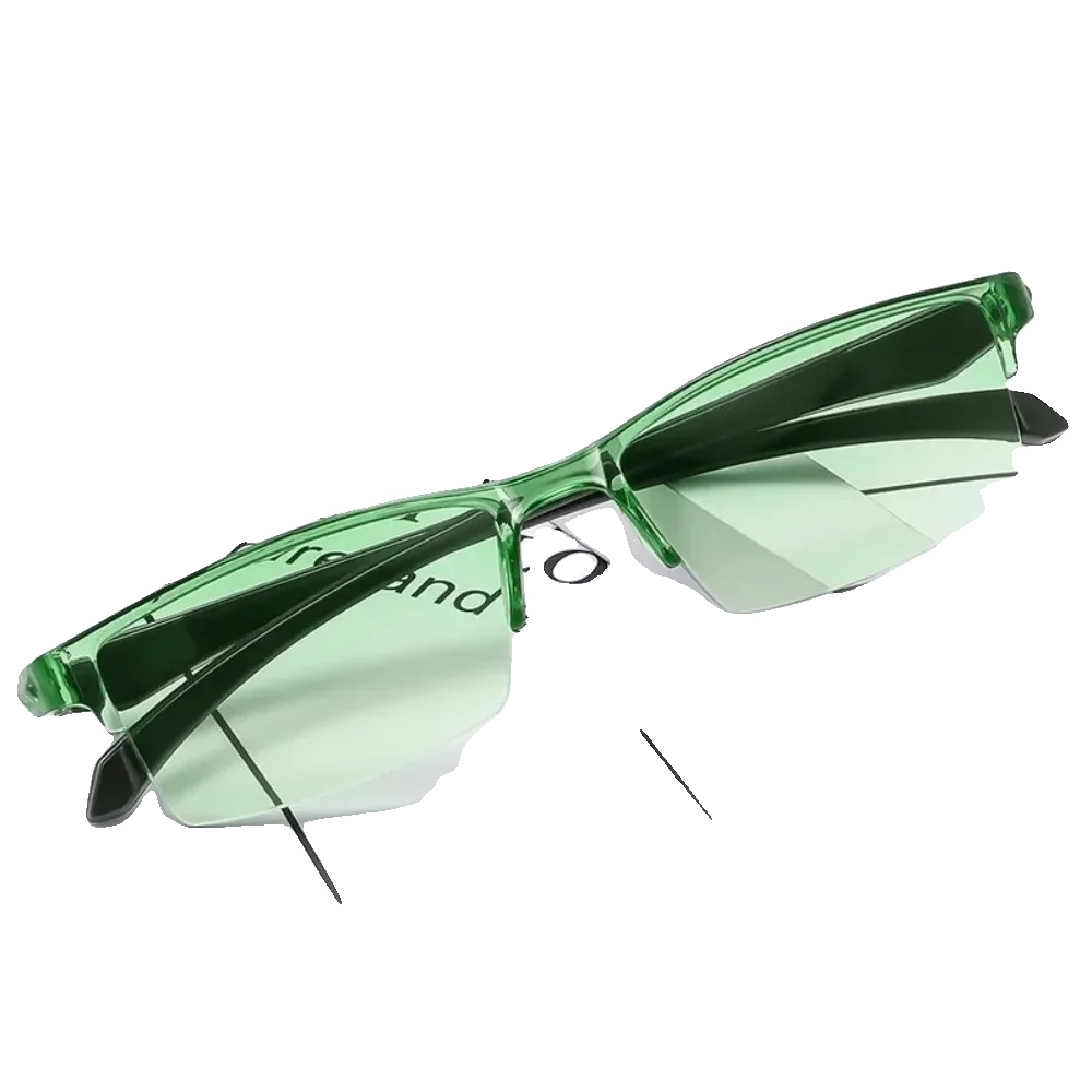 Brille, Automatischer Fokus, Blaulichtfilter, Grün