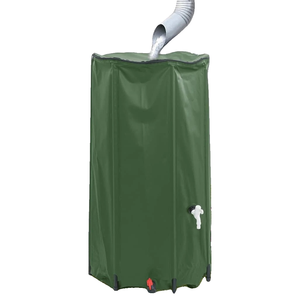 Wassertank, Faltbarer Wasserhahn, Für Den Außenbereich, Armeegrün