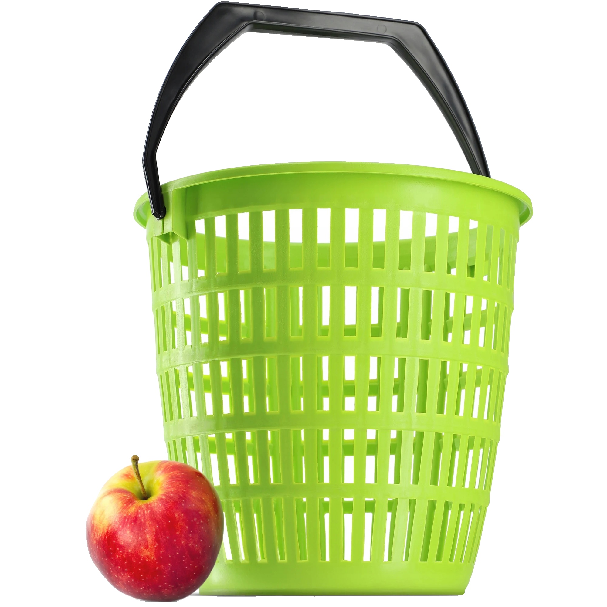 Universeller Korb, Robustes Plastik, 30 X 30 X 27 Cm, 12 Liter Fassungsvermögen, Durchbrochenes Design, Solide Bewegliche Griffe